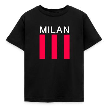 MAILAND - Kinder T-Shirt - Schwarz - Vorne - AI Model Kid Female (0cm)