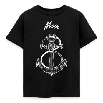 MOIN - T-shirt Enfant - noir - Devant - AI Model Kid Female (0cm)
