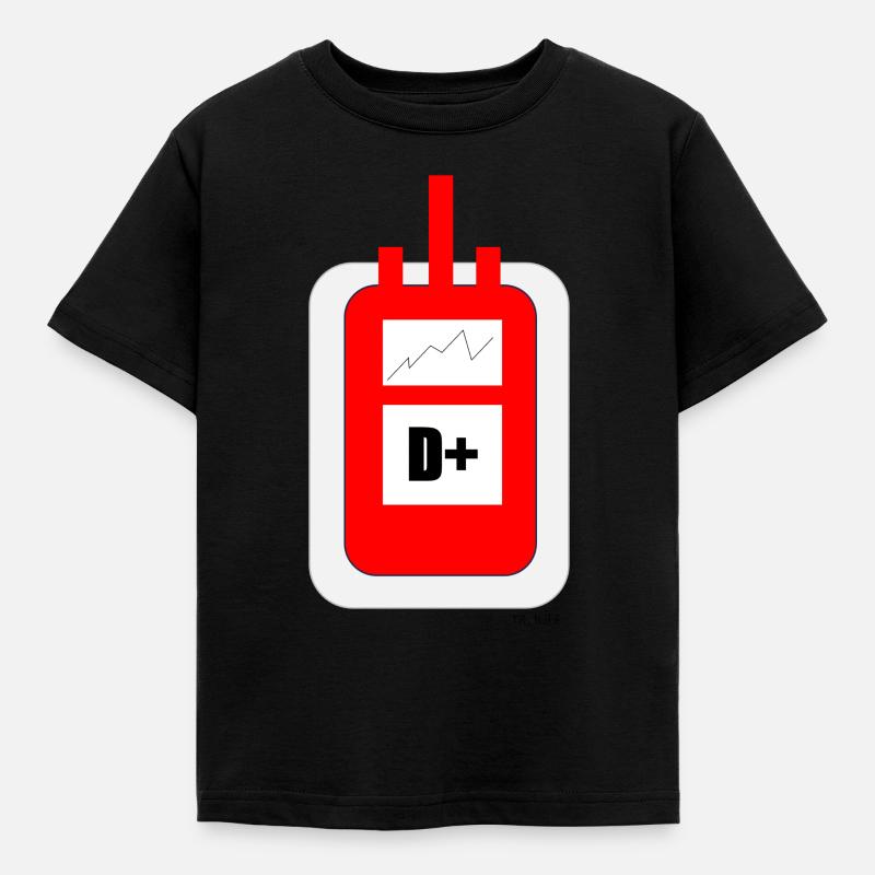 D+ - T-shirt Enfant - noir