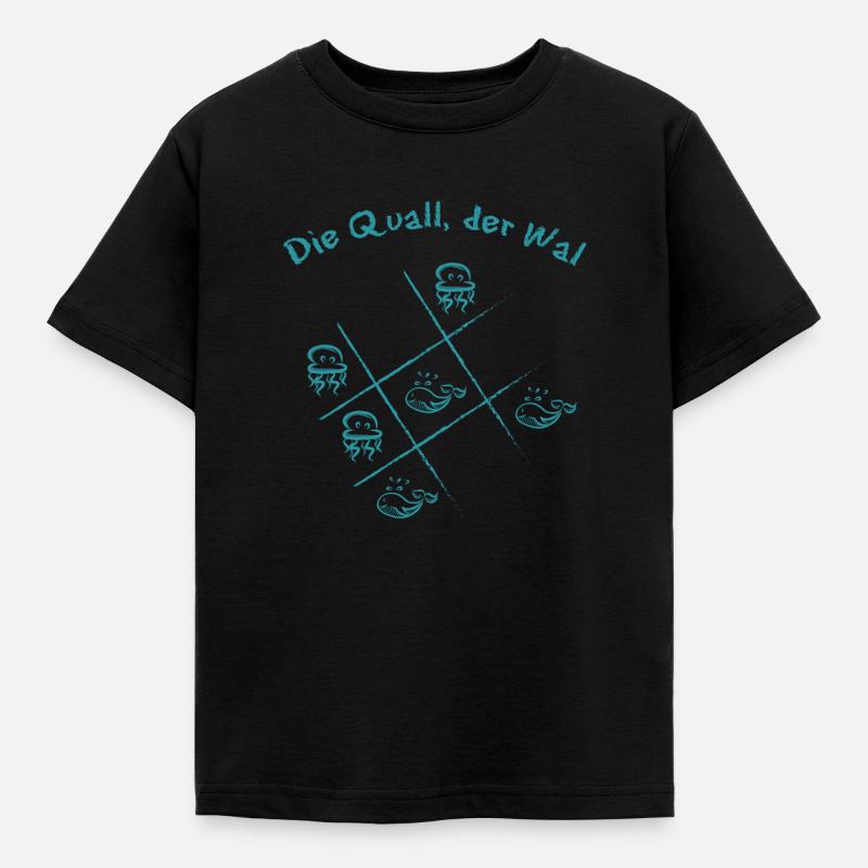Méduses de la baleine - T-shirt Enfant - noir