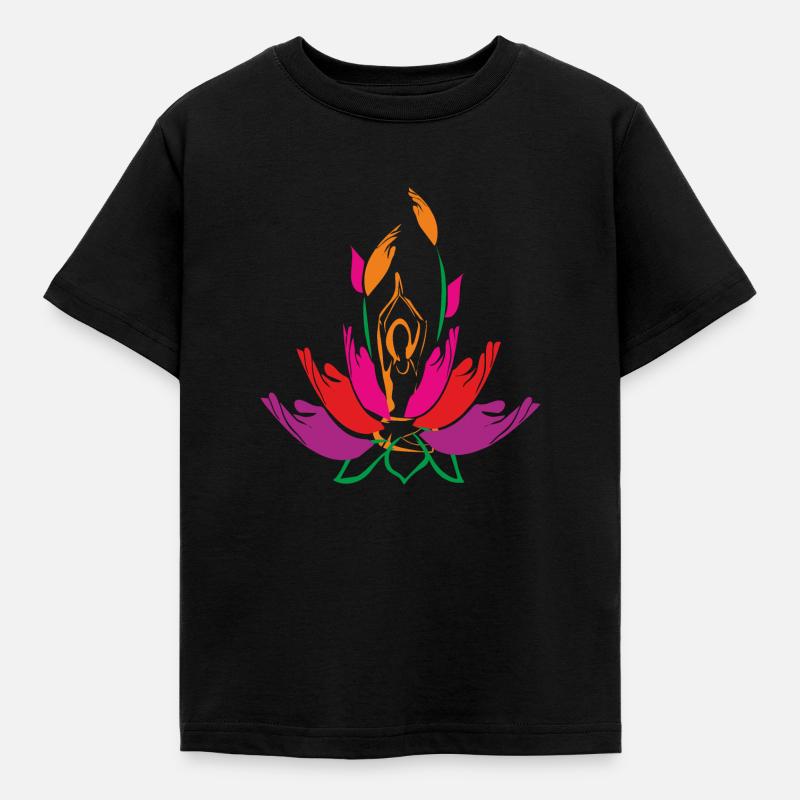Hugging Hands - Kids' T-Shirt - black