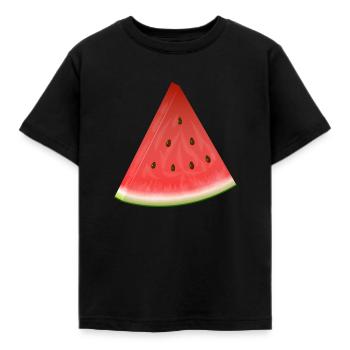 melon - T-shirt Enfant - noir - Devant - AI Model Kid Female (0cm)