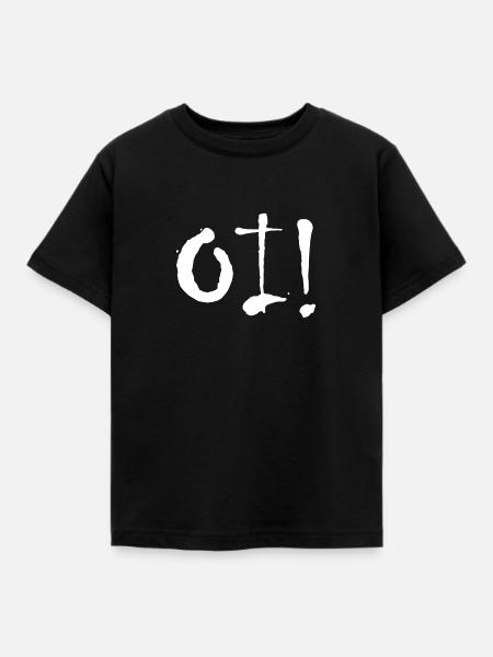 OI t-shirt ✅ - Kinder T-Shirt - Schwarz