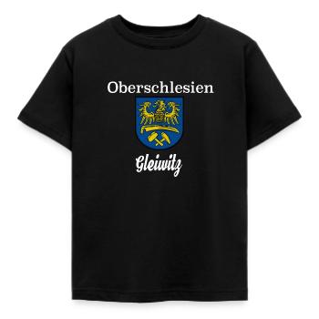 Oberschlesien Gleiwitz - Kinder T-Shirt - Schwarz - Vorne - AI Model Kid Female (0cm)