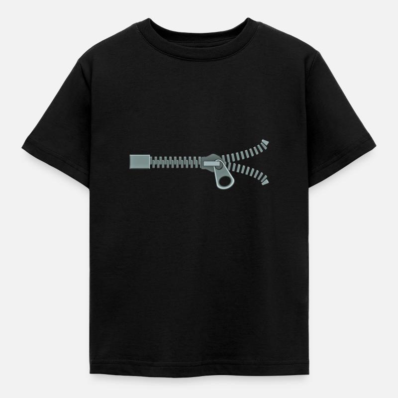 Fermeture éclair fermeture éclair fermeture éclair - T-shirt Enfant - noir