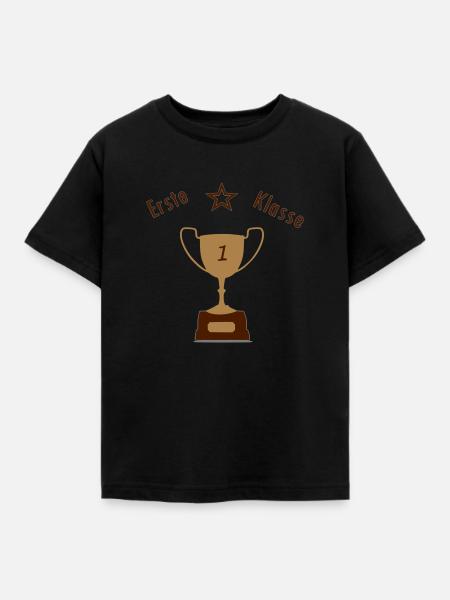 Schulanfang Erste Klasse - Kinder T-Shirt - Schwarz