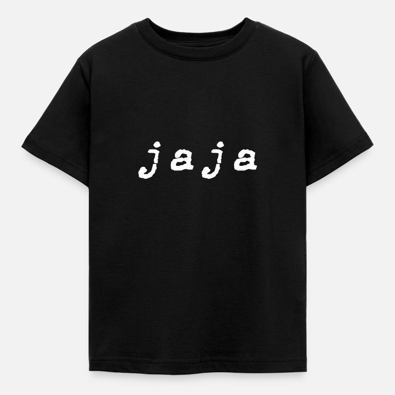 jaja - Kinder T-Shirt - Schwarz
