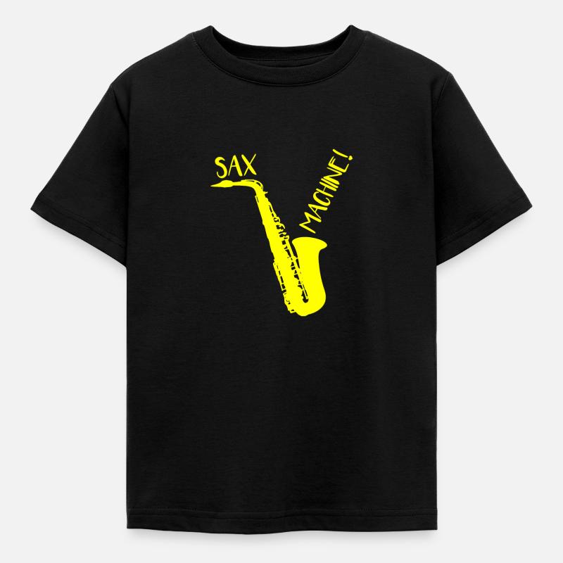 SAX MACHINE! - Kids' T-Shirt - black