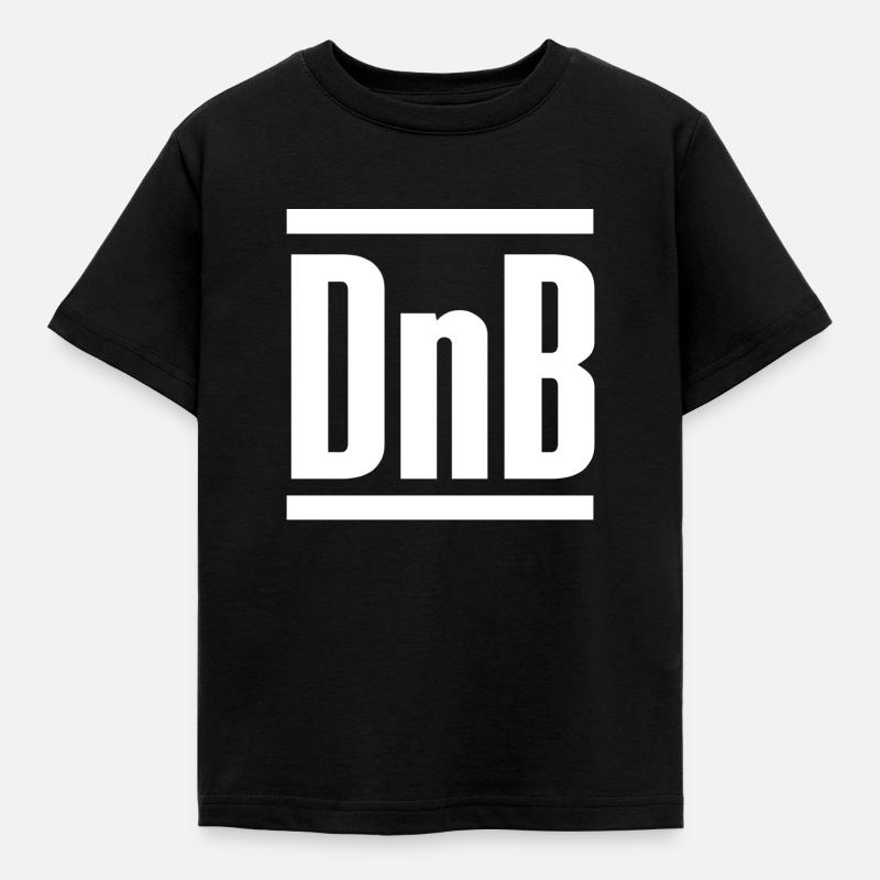 DnB - Kids' T-Shirt - black