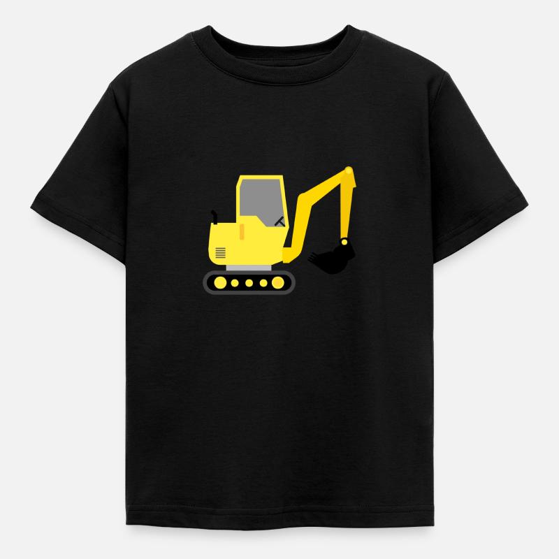 Bagger - Kinder T-Shirt - Schwarz