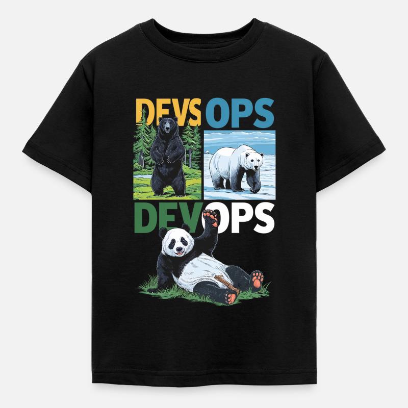 Devops - T-shirt Enfant - noir
