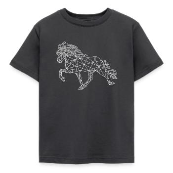 Tölter Hell - Kids' T-Shirt - dark grey - Front - AI Model Kid Female (0cm)