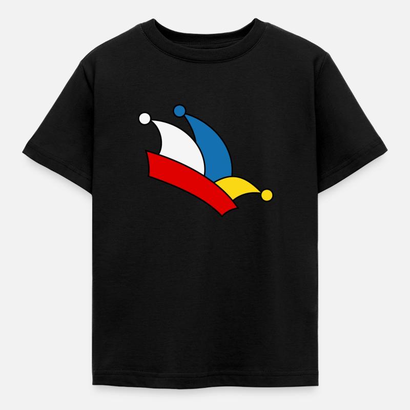 Narrenkappe Mainz - Kinder T-Shirt - Schwarz