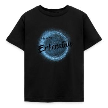 Team Erkenntnis - Positives Denken - Affirmationen - Kinder T-Shirt - Schwarz - Vorne - AI Model Kid Female (0cm)