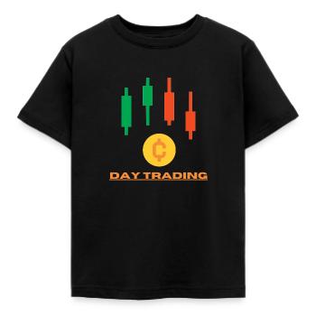 DAY TRANING - T-shirt Enfant - noir - Devant - AI Model Kid Female (0cm)