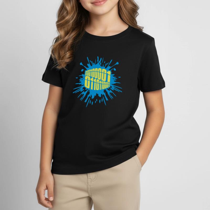 Binary Code Program Language Kids' T-Shirt