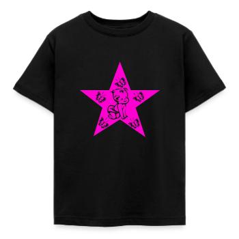 Baby - Kinder T-Shirt - Schwarz - Vorne - AI Model Kid Female (0cm)