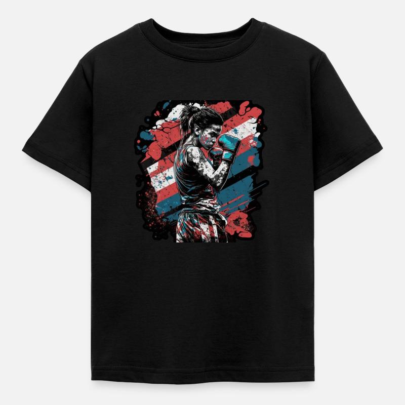 Fighter - Kids' T-Shirt - black