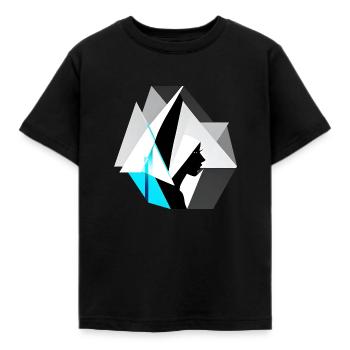 Fashionably late - Kids' T-Shirt - black - Front - AI Model Kid Female (0cm)