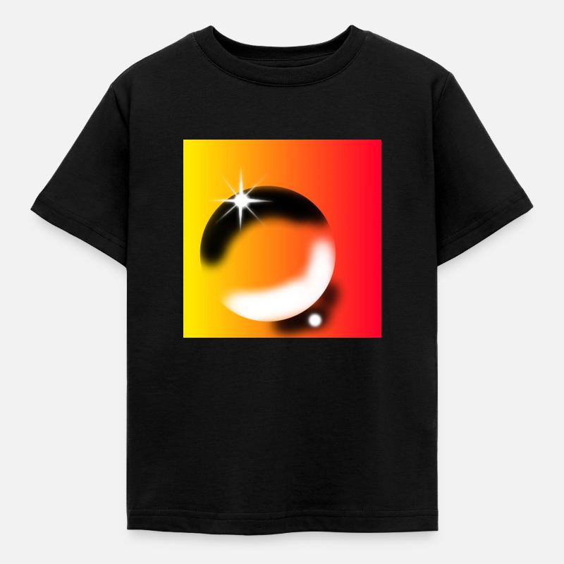 Muster - Kinder T-Shirt - Schwarz