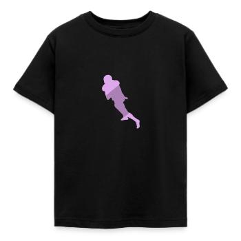 American Football Gridiron Touchdown Footballer - Kinder T-Shirt - Schwarz - Vorne - AI Model Kid Female (0cm)