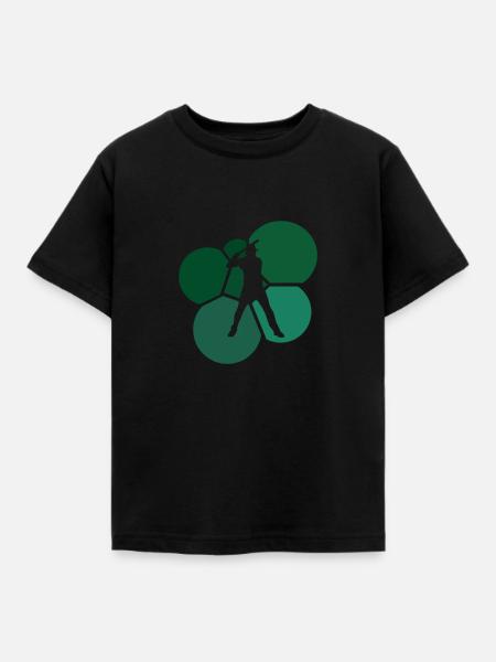Baseball Batting Fielding Bat - Kinder T-Shirt - Schwarz