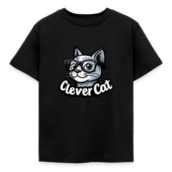 CHAT MALIN - T-shirt Enfant - noir - Devant - AI Model Kid Female (0cm)