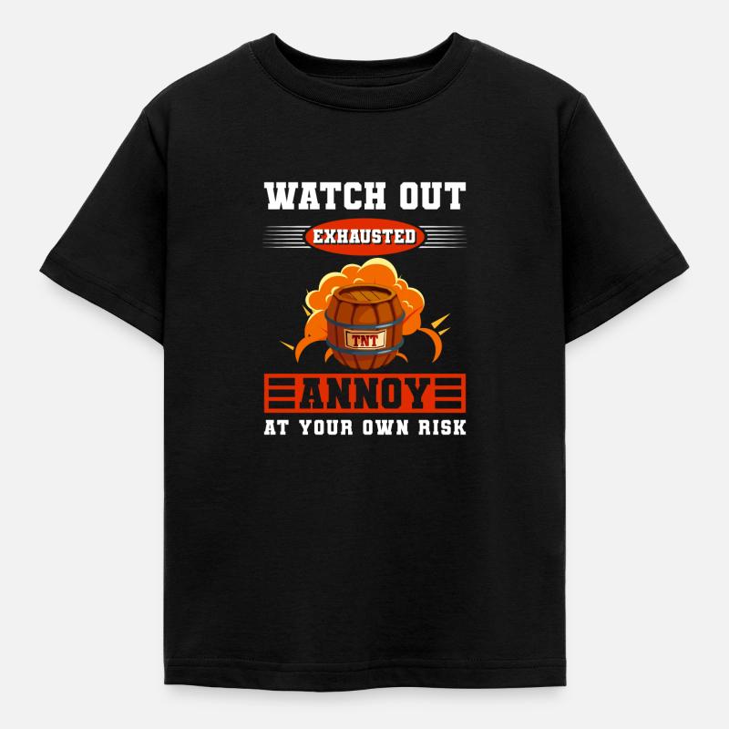 Pyro Highlight Stadion - Kinder T-Shirt - Schwarz