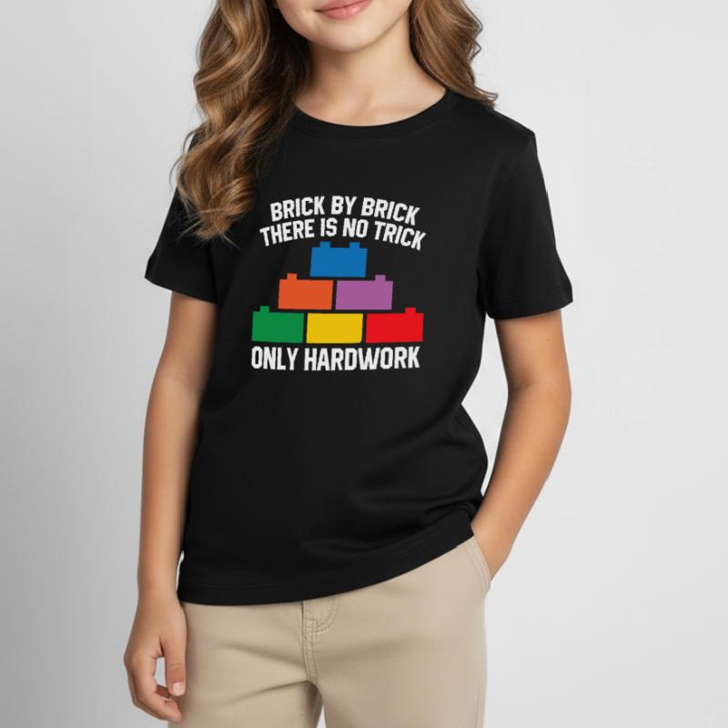 Brick Builder Brick Building Master Builder Kids' T-Shirt