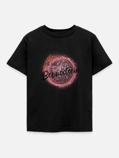 Team Bewusstsein - positives Denken - Kinder T-Shirt - Schwarz