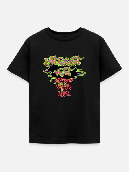 Street Art - Kinder T-Shirt - Schwarz