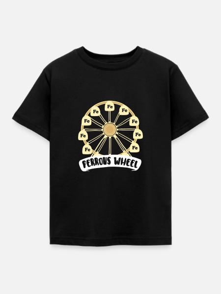 Das Chemie - Riesenrad! - Geschenk - Kinder T-Shirt - Schwarz