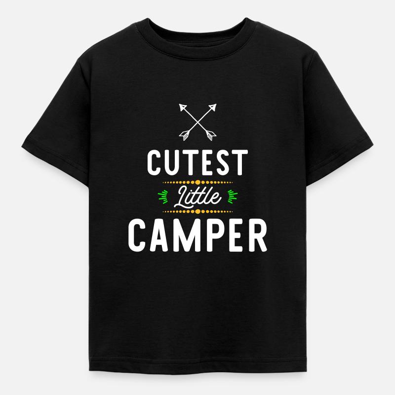 Camper - Kinder T-Shirt - Schwarz