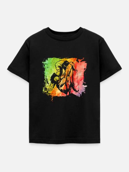 Judo - Kinder T-Shirt - Schwarz