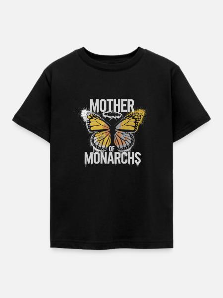 Monarchfalter Leidenschaft - Kinder T-Shirt - Schwarz