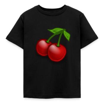 Cherry Gift - Kids' T-Shirt - black - Front - AI Model Kid Female (0cm)