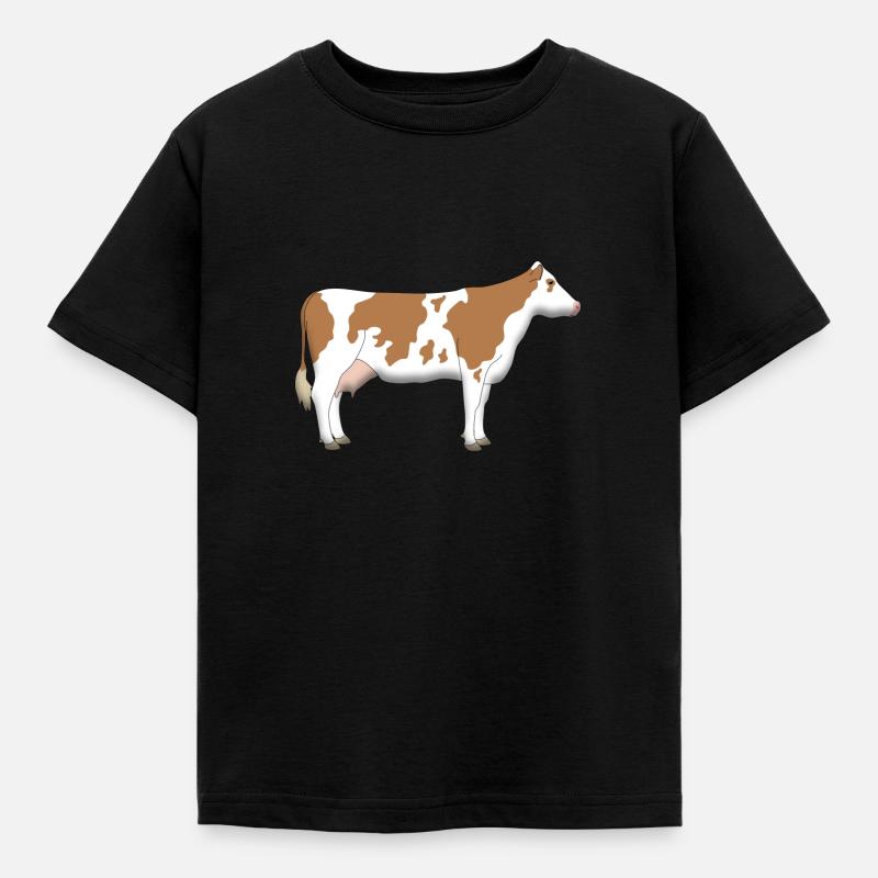 Vache 1 - T-shirt Enfant - noir