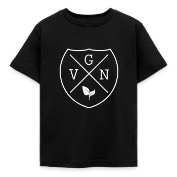 Vegan Vegane - T-shirt Enfant - noir - Devant - AI Model Kid Female (0cm)