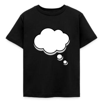 Thinking - Kids' T-Shirt - black - Front - AI Model Kid Female (0cm)