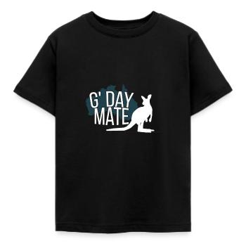 Gday mate - Kinder T-Shirt - Schwarz - Vorne - AI Model Kid Female (0cm)