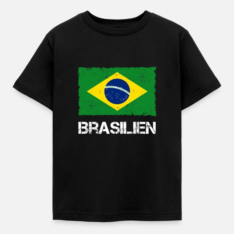 Brésil - T-shirt Enfant - noir