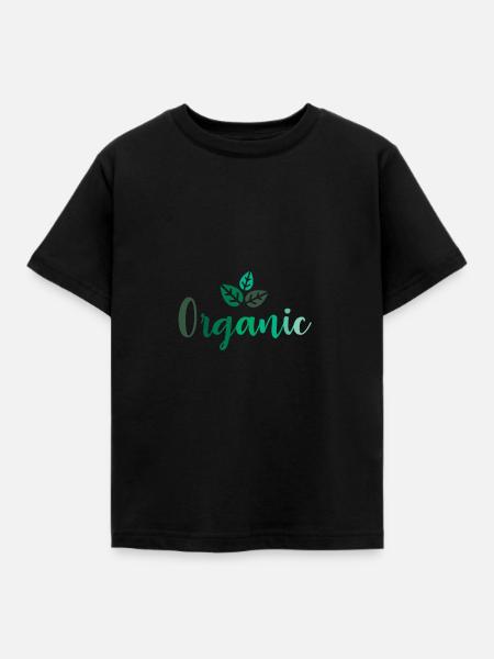 organic Shirt - Kinder T-Shirt - Schwarz