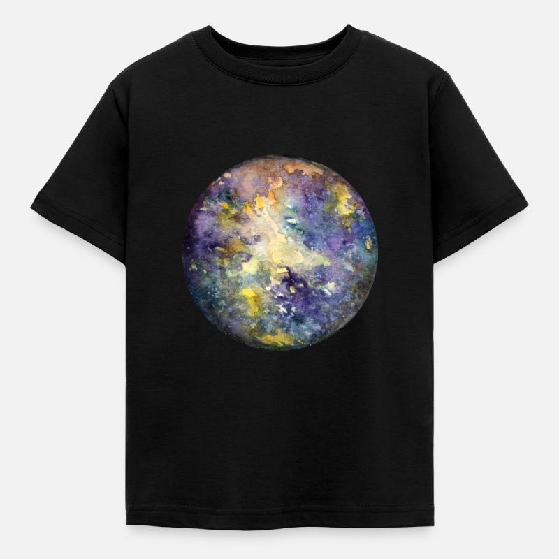 Merkur - Kinder T-Shirt - Schwarz