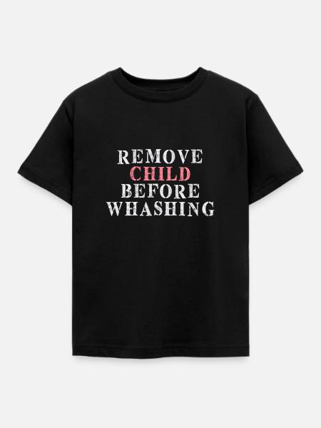 children - Kids' T-Shirt - black