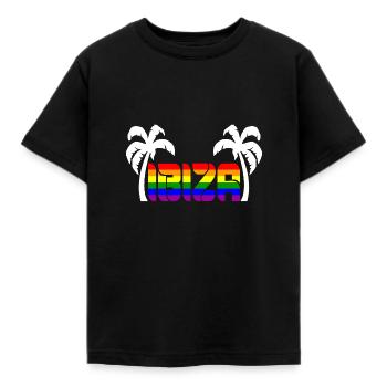 Ibiza - Kids' T-Shirt - black - Front - AI Model Kid Female (0cm)