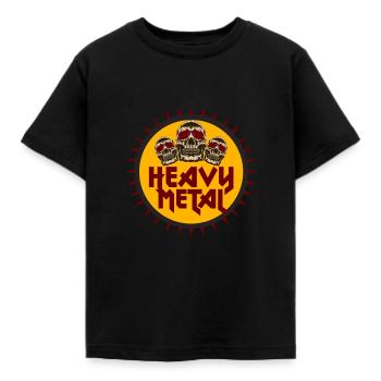 Heavy Metal - T-shirt Enfant - noir - Devant - AI Model Kid Female (0cm)