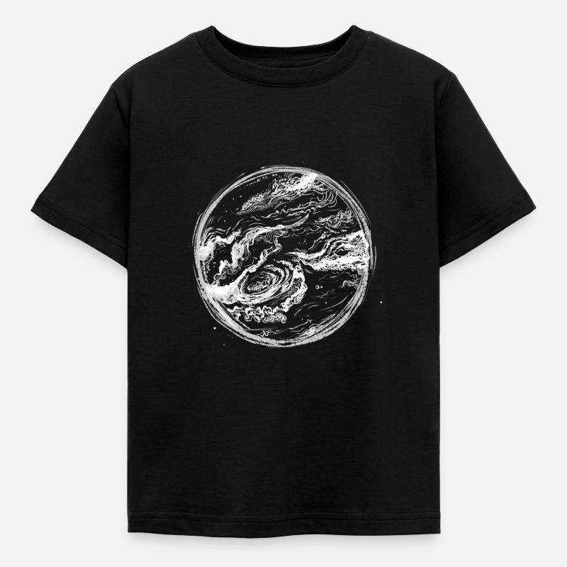 Jupiter - Kinder T-Shirt - Schwarz