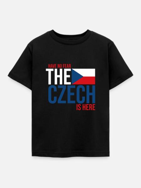 Tschechien Tscheche - Kinder T-Shirt - Schwarz