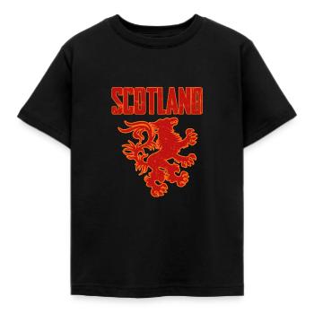 Schotten, Schottland, Schottisch - Kinder T-Shirt - Schwarz - Vorne - AI Model Kid Female (0cm)