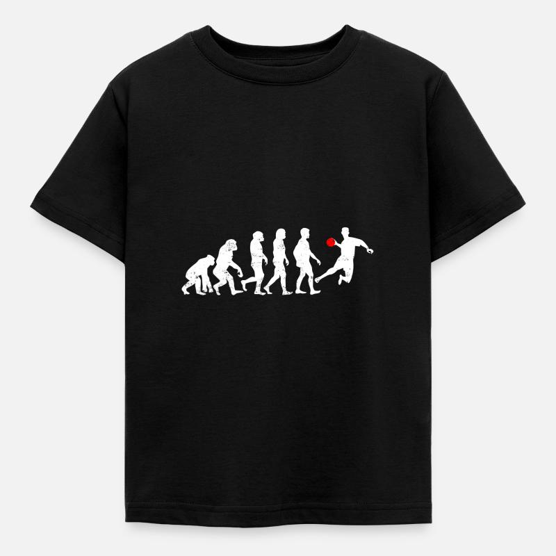 Evolution Handball - Kinder T-Shirt - Schwarz